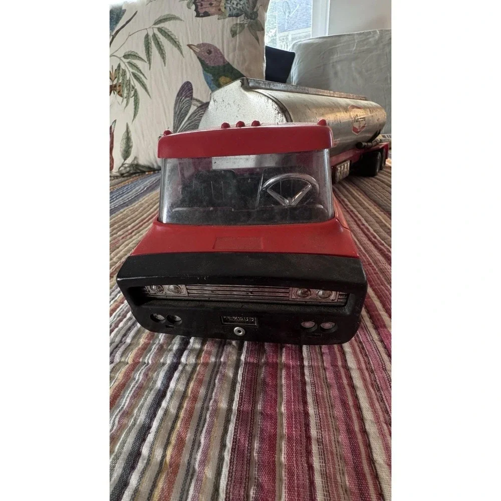Vtg 1970'S Metal Buddy L Texaco Tanker Semi Truck Model Toy Used
